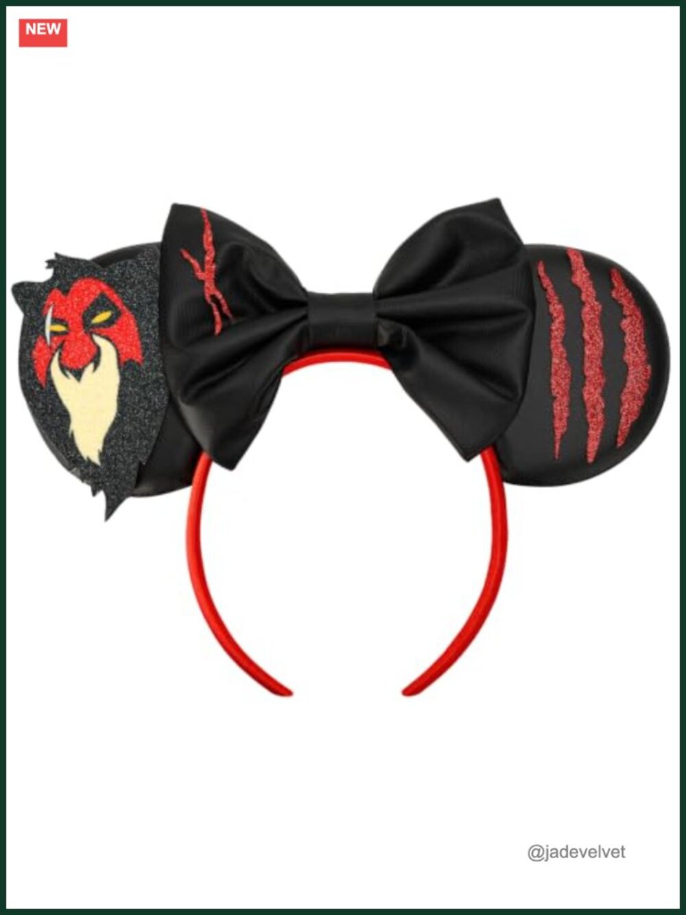 Lightweight Black Ears Headband One Size Fits All Cosplay Halloween Party